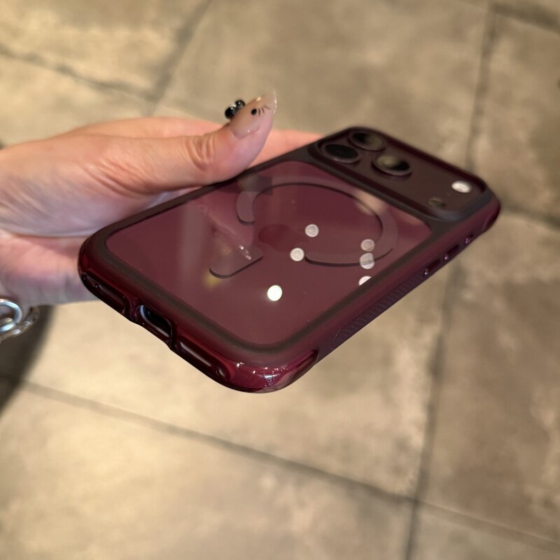 Clear Shockproof Bumper Case - Casing Magnetik Transparan Anti Benturan dengan