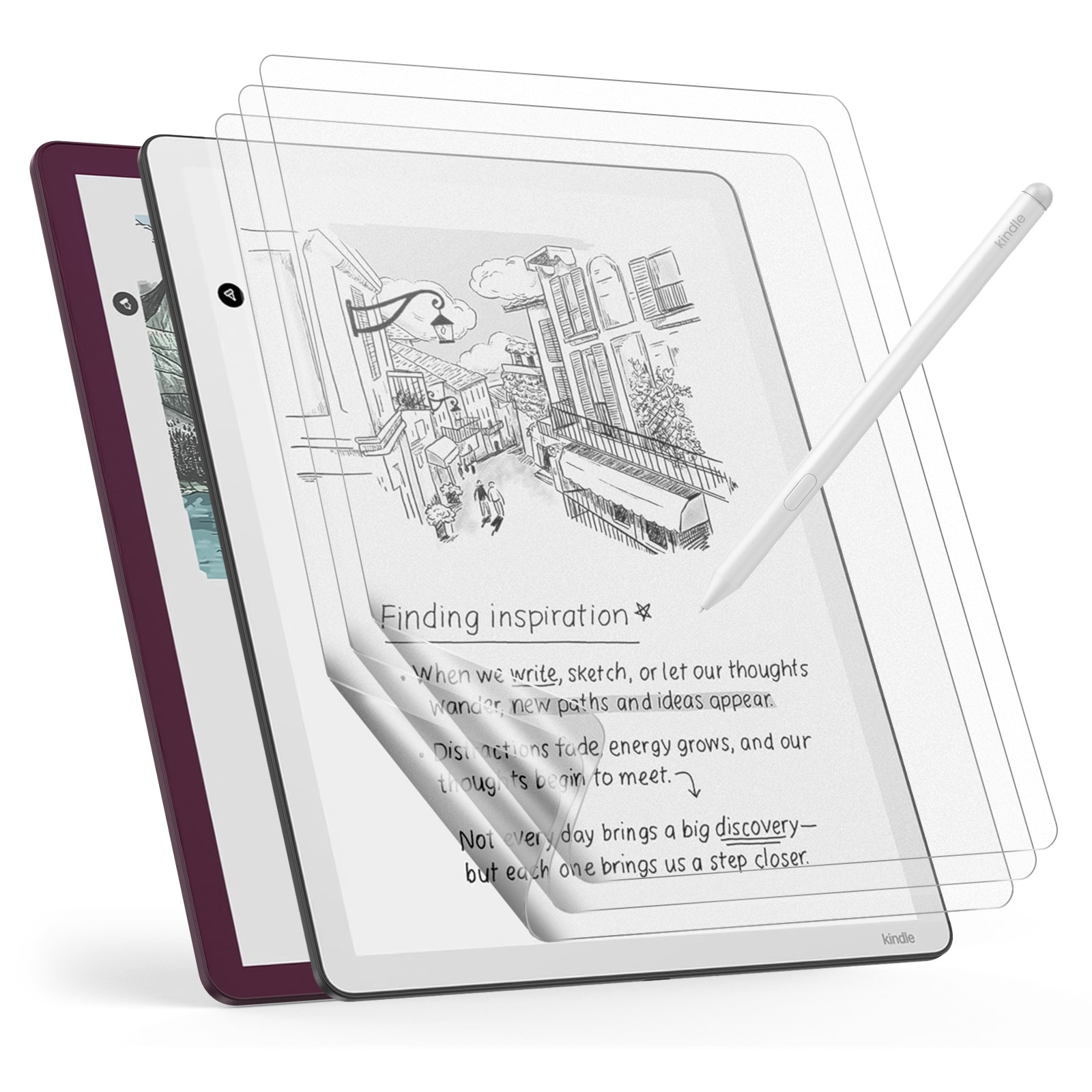 Matte Anti Glare Screen Protector - 3 Buah Pelindung Layar Paperfeel untuk
