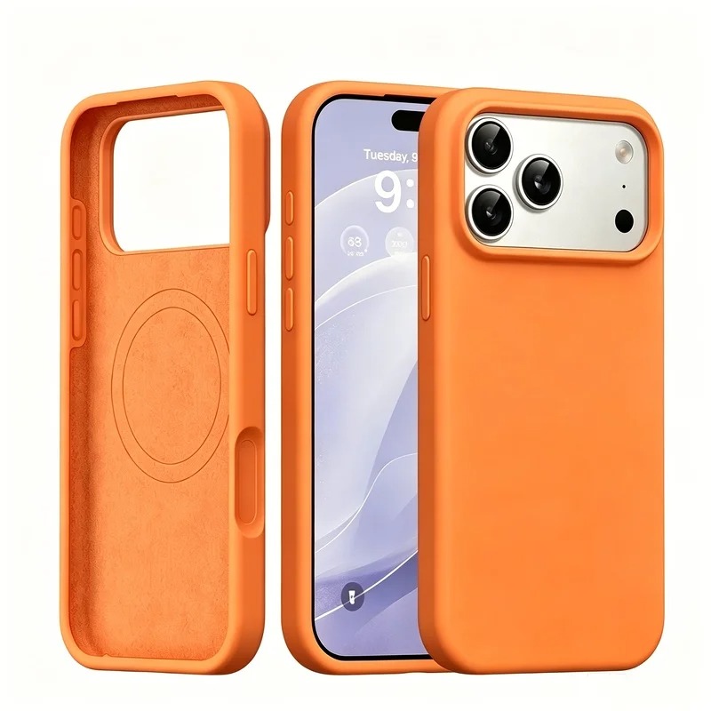 Liquid Silicone Magnetic Phone Case - Casing Silikon Cair Magnetik untuk iPhone