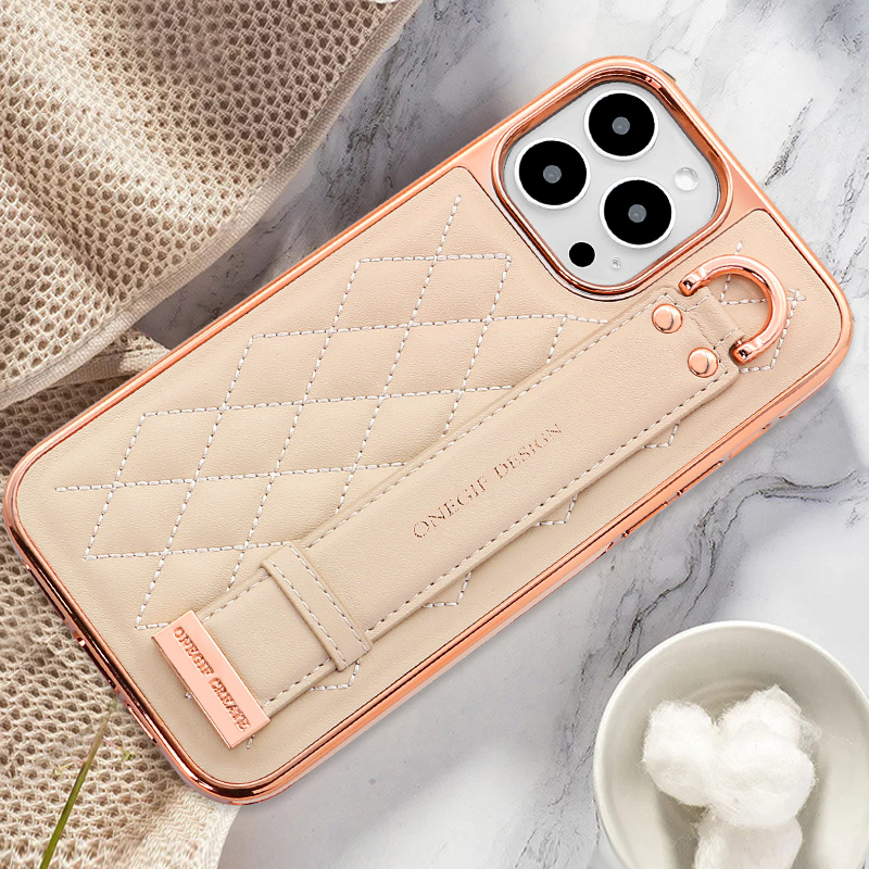 Leather Wallet Card Holder Phone Cover - Casing Ponsel Dompet Kartu dengan Tali