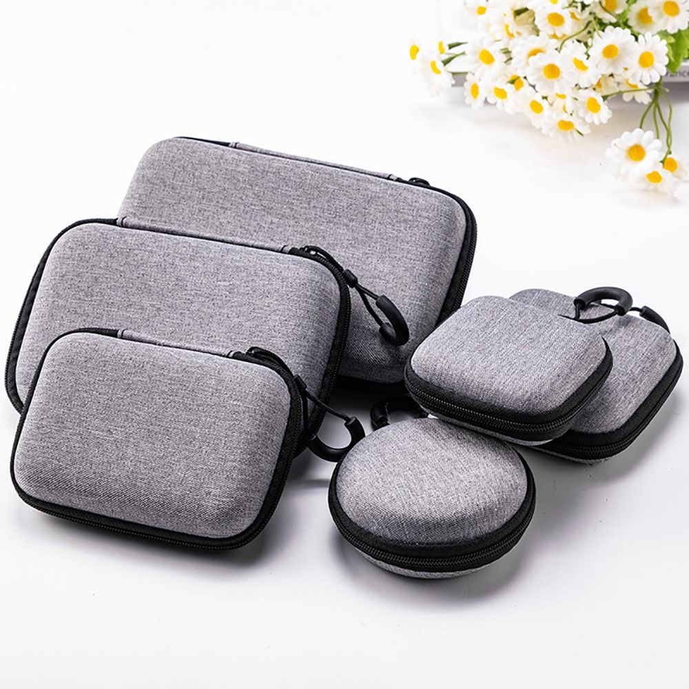 Earphones - 1 buah tas penyimpanan EVA mini