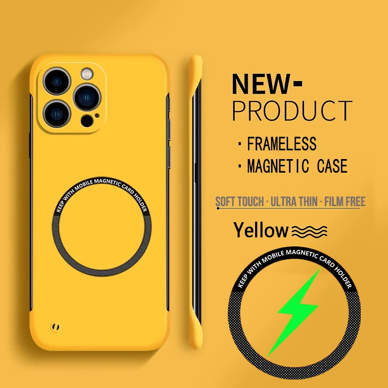 Casing Ponsel Tanpa Bingkai Ma - Ultra Thin Frameless Phone Cover ulasan dan harga