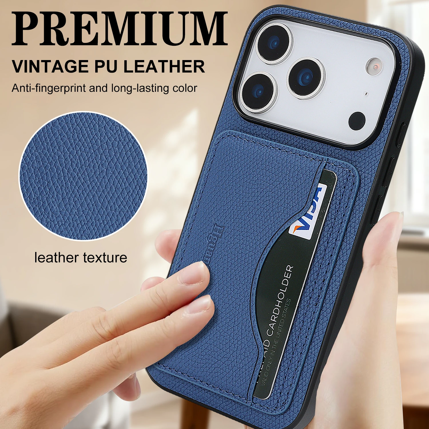 Casing Kulit dengan Tempat Kar - Leather Wallet Card Holder Phone Cover ulasan dan harga