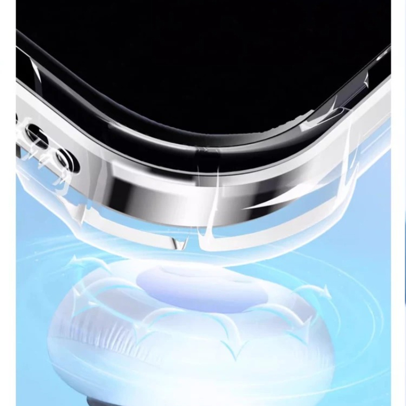 Casing dengan Dudukan Magnetik - Clear Shockproof Bumper Case ulasan dan harga