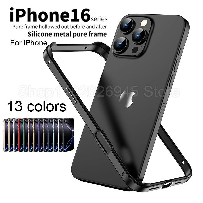 Casing Ponsel Bingkai Silikon  - Metal Bumper Aluminum Frame Case ulasan dan harga