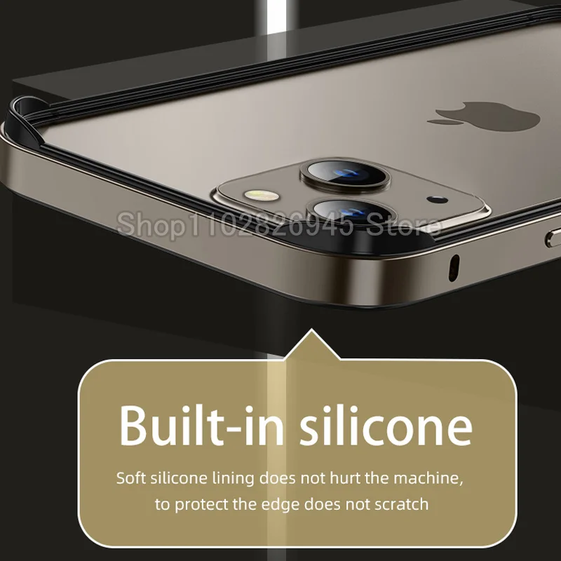 Casing Ponsel Bingkai Silikon  - Metal Bumper Aluminum Frame Case ulasan dan harga