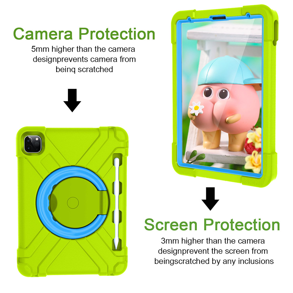 360 °   Casing dengan Dudukan  - Heavy Duty 360 Full Body Protective Case ulasan dan harga