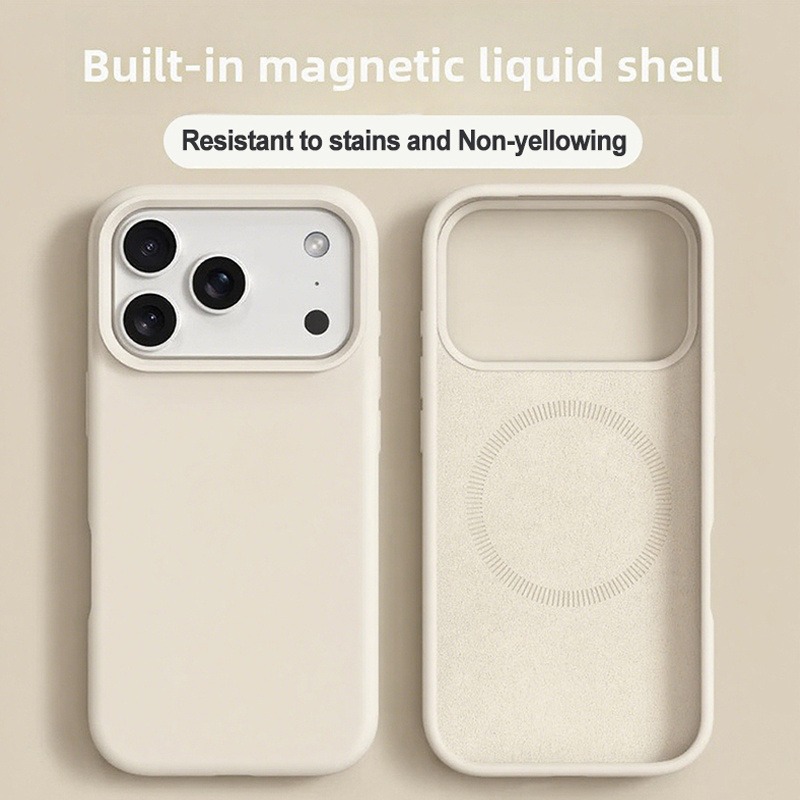 Casing Ponsel Magnetik Silikon - Liquid Silicone Magnetic Phone Case ulasan dan harga