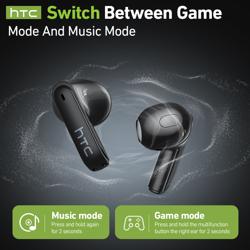 Headset Bluetooth Gaming HTC d - Earphones ulasan dan harga