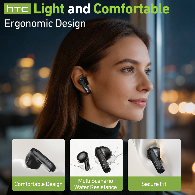 Headset Bluetooth Gaming HTC d - Earphones ulasan dan harga
